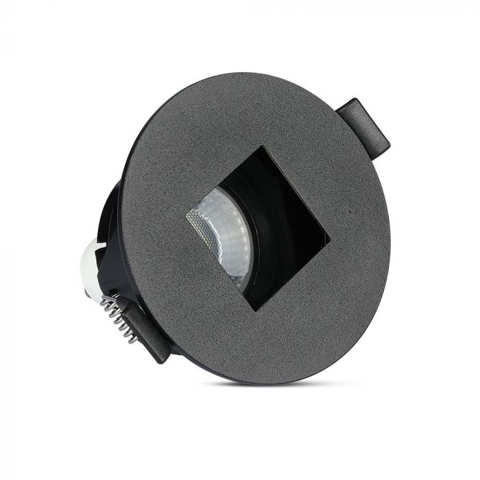 Carcasa Spot GU10, Negru, IP20, Rotund [3]