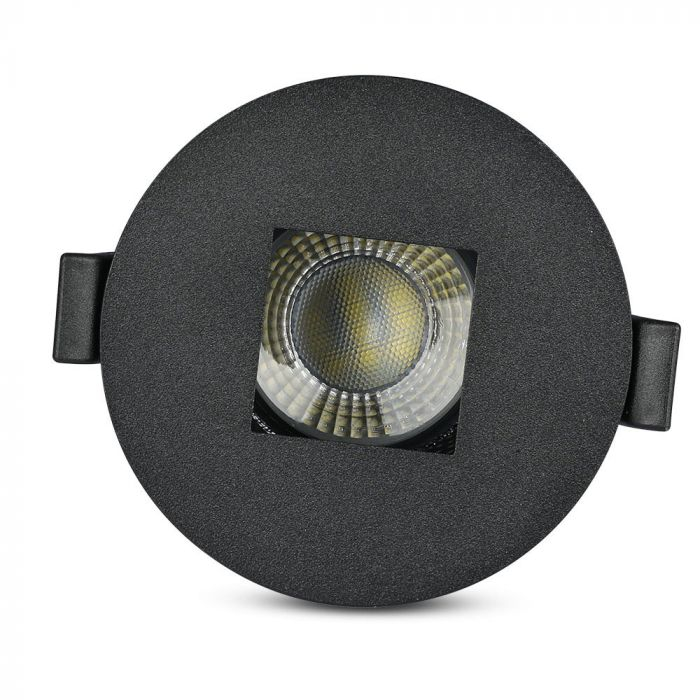 Carcasa Spot GU10, Negru, IP20, Rotund [5]