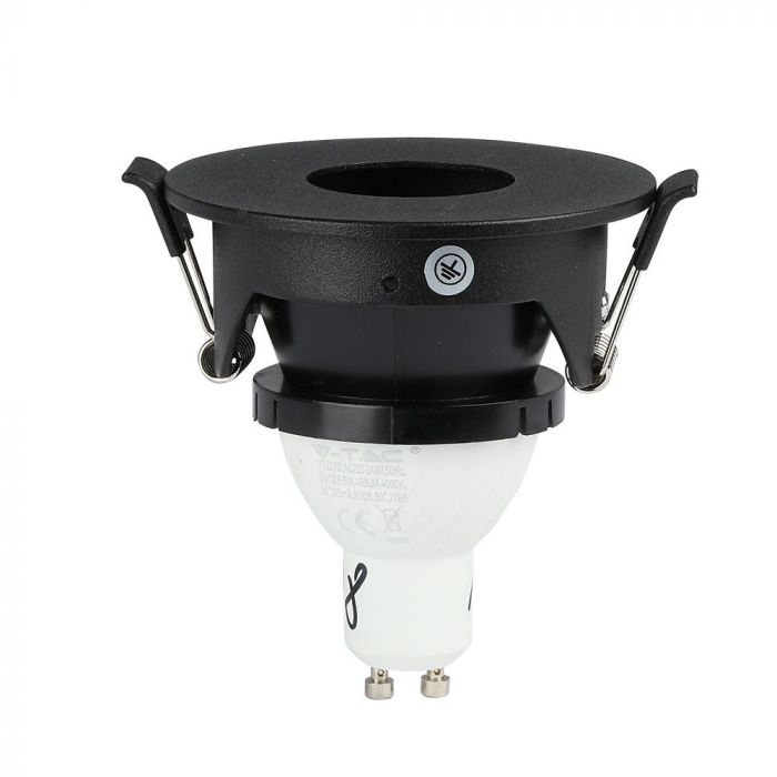 Carcasa Spot GU10, Negru, IP20, Rotund [5]