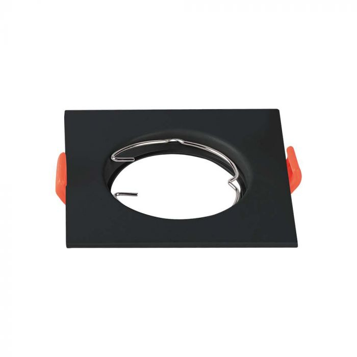 Carcasa Spot GU10, Negru, Patrat, IP20, Montaj Incastrat, Set 2 bucati [2]