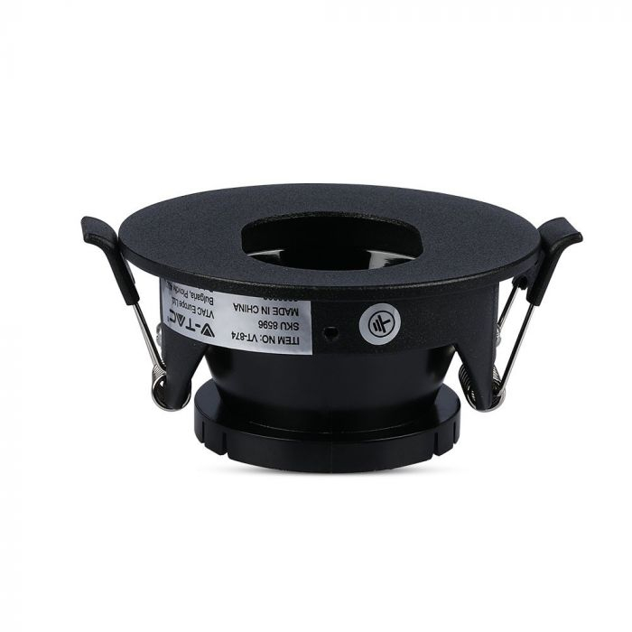 Carcasa Spot GU10, Negru, Rotund, IP20, Rotund [5]