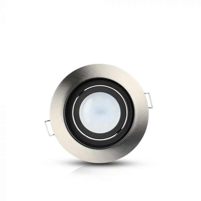 Carcasa SPOT GU10, Satin Nikel + Negru, IP20, Montaj Incastrat [2]