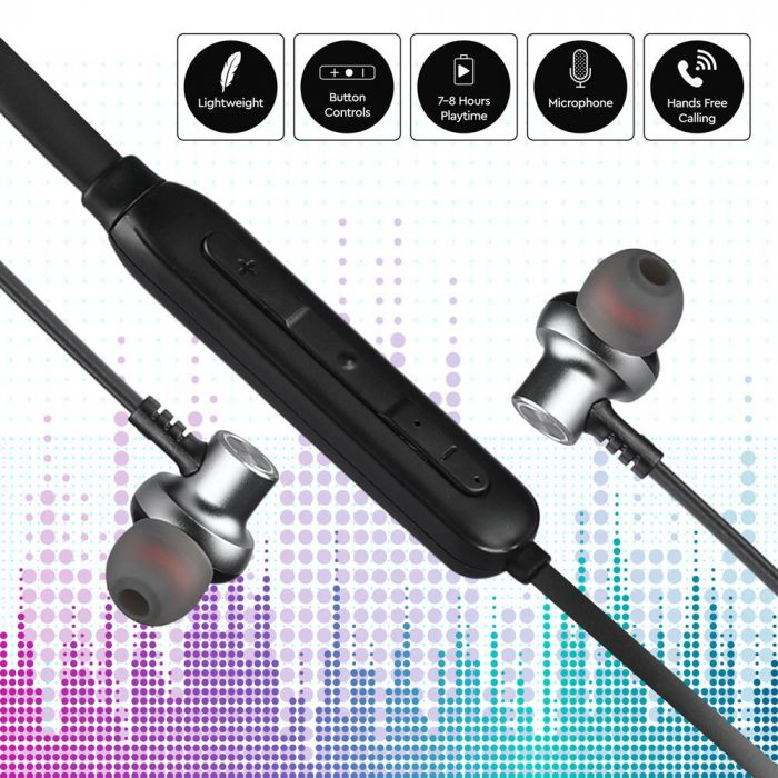 Casti Bluetooth, Negru [6]