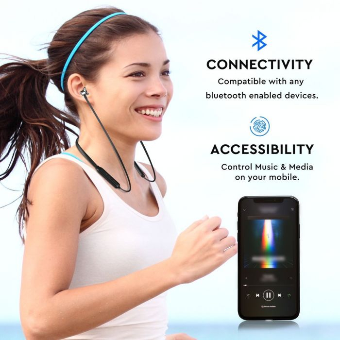 Casti Bluetooth, Negru [4]