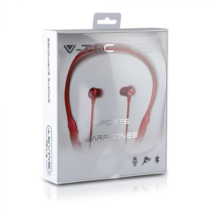 Casti Bluetooth, Rosu [4]