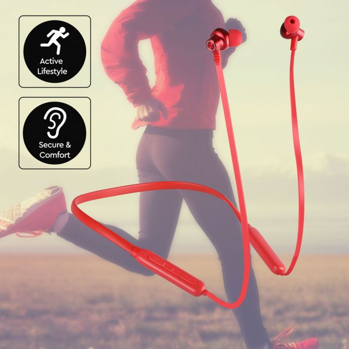 Casti Bluetooth, Rosu [6]