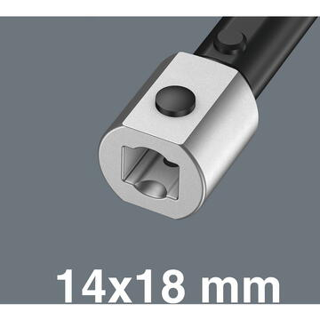 Cheie dinamometrică Wera pentru scule de inserție Click-Torque X 7 (negru/verde, cu inserție pătrată 14x18mm) [4]