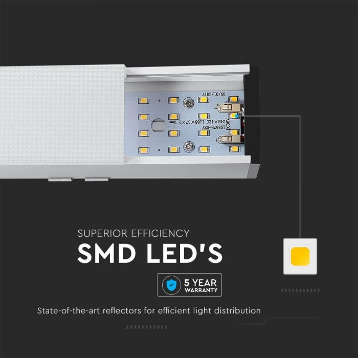 Corp Liniar LED V-TAC, 40W, 4000K, IP20 [6]