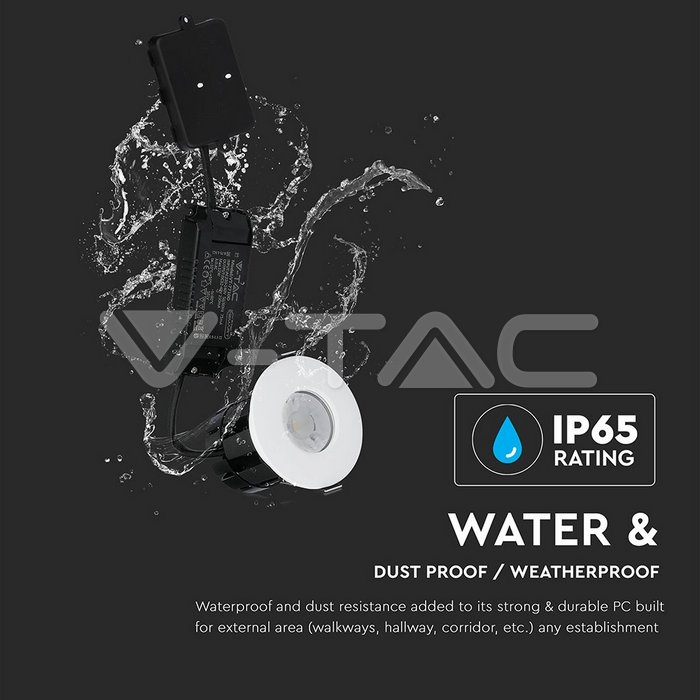 Downlight LED 10W Bluetooth Dimabilă și Rezistentă la foc ramă schimbabilă IP65 [3]