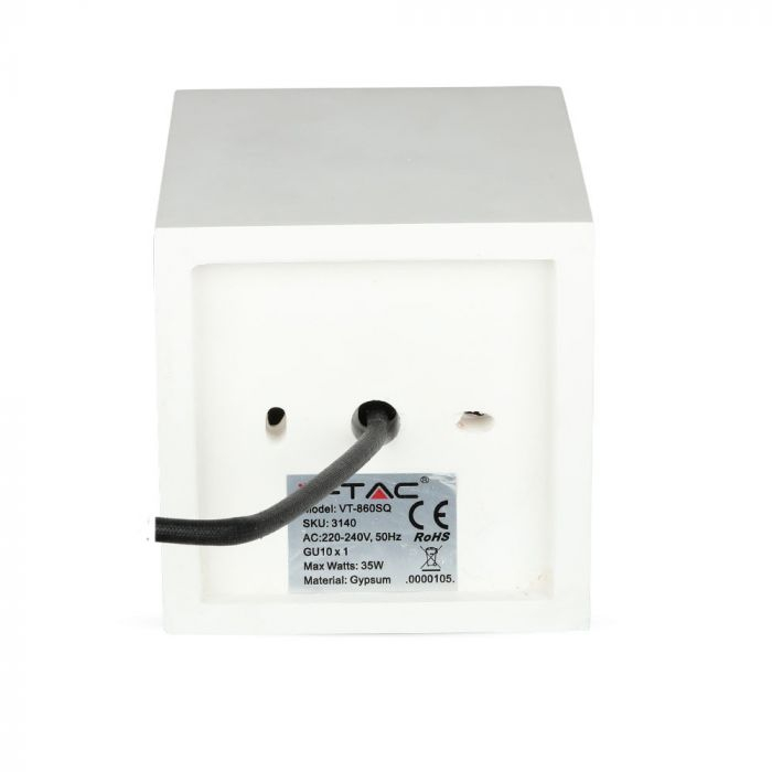 Fitting din Gips, Negru, Soclu GU10 [3]