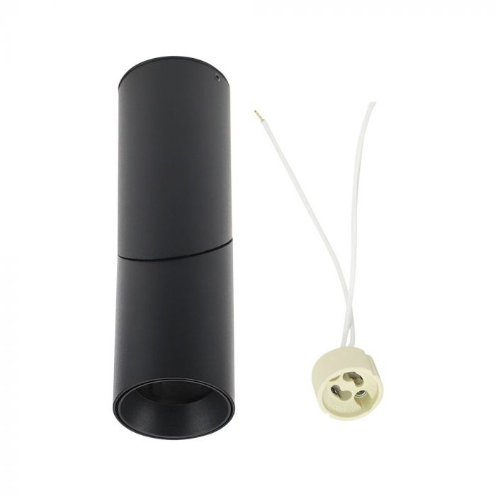 Fitting V-TAC, SOCLU GU10, 197mm, Negru [3]