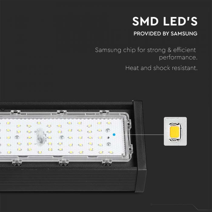 Highbay Linear LED V-TAC,  Cip SAMSUNG,  200W,  Corp Negru,  4000K [6]