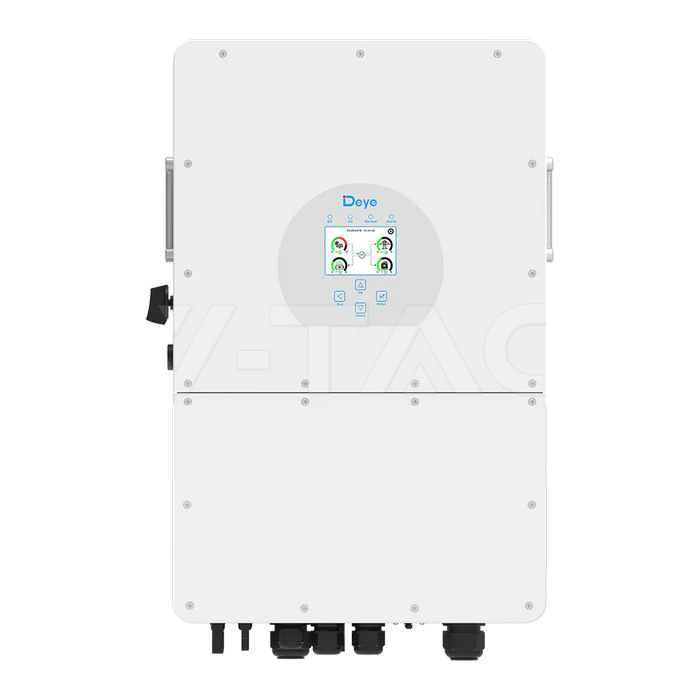 Invertor Deye 25kW SUN-25K-SG01HP3-EU-AM2, IP65, Trifazat, Hibrid, 10 ani Garantie, Display LCD, Intrare pentru Generator, High Voltage [1]