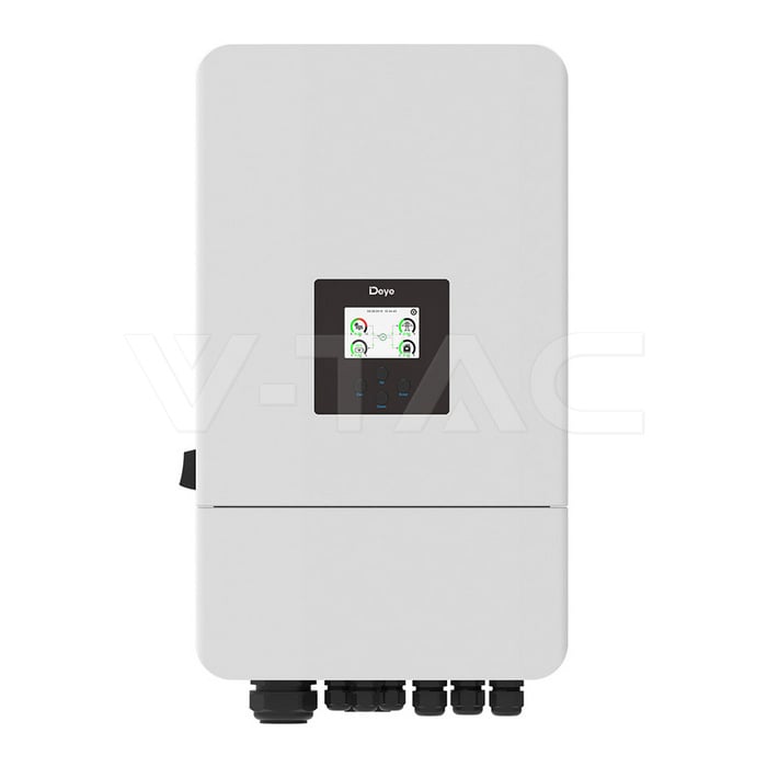 Invertor Deye SUN-6K-SG05LP3-EU-SM2 6kW, IP65, Trifazat, Hibrid, 10 ani Garantie, Display LCD, Intrare pentru Generator, Low Voltage [1]