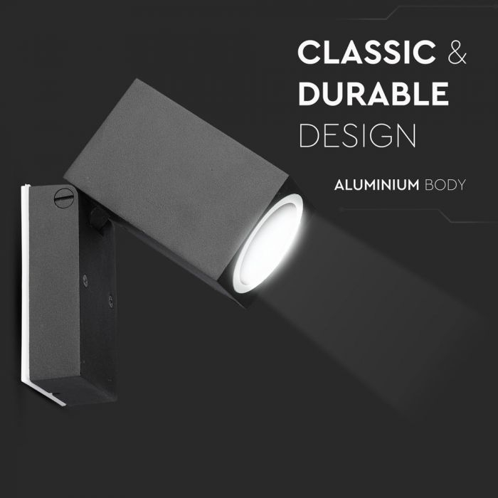 Lampa de perete din Aluminiu V-TAC, GU10, Ajustabil [8]