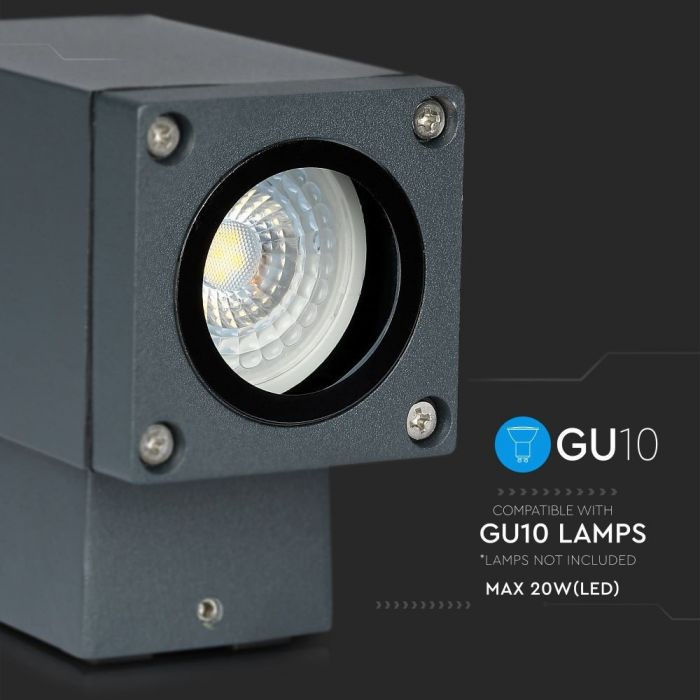 Lampa de perete pentru exterior V-TAC, GU10, IP44 [7]