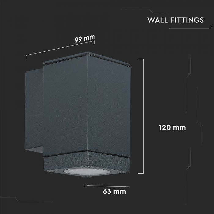 Lampa de perete pentru exterior V-TAC, GU10, IP44 [5]