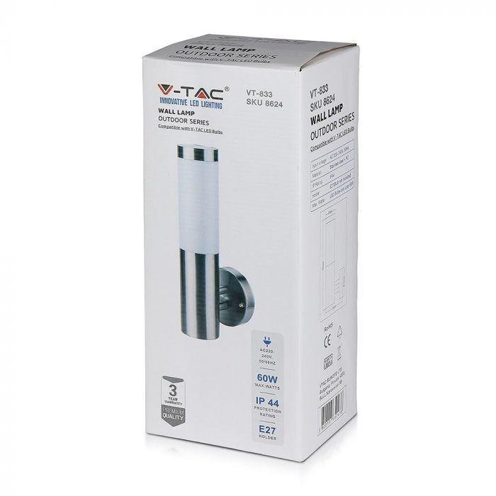Lampa de perete, IP44, E27, Max60W [4]