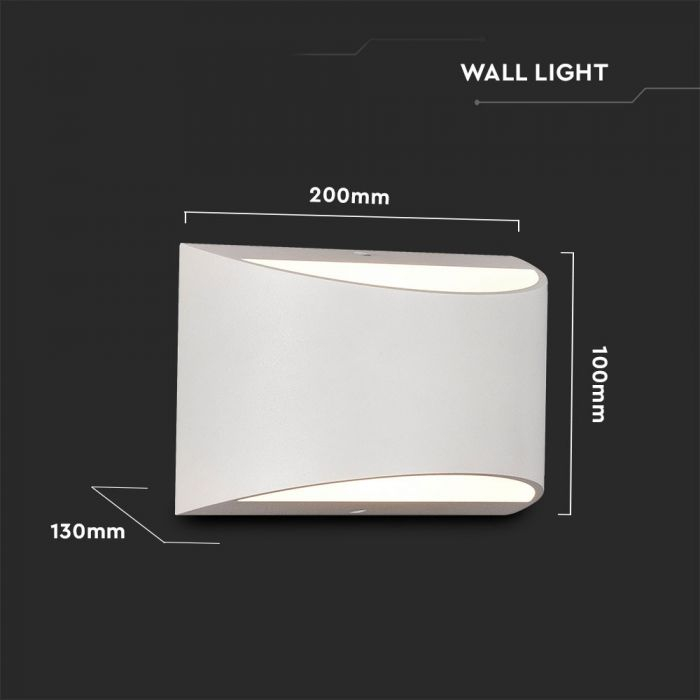 Lampa de perete LED V-TAC, 10W, 4000K, IP54 [4]