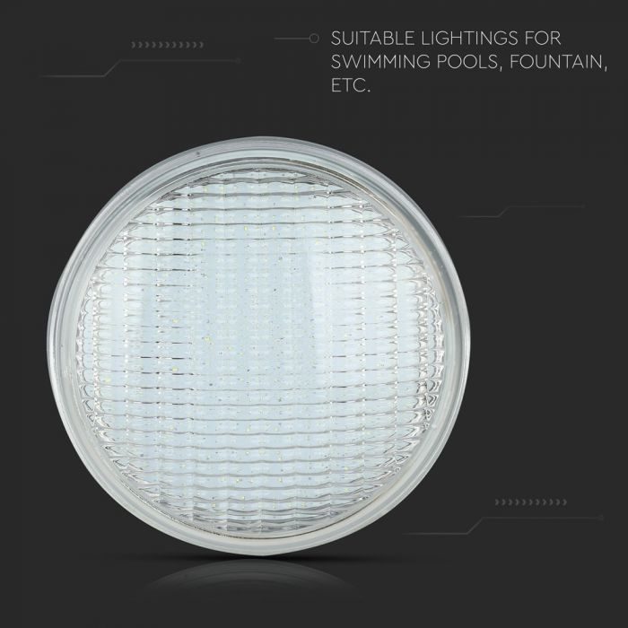 Lampa de piscina V-TAC, 8W, PAR56, 6400K, 12V [3]