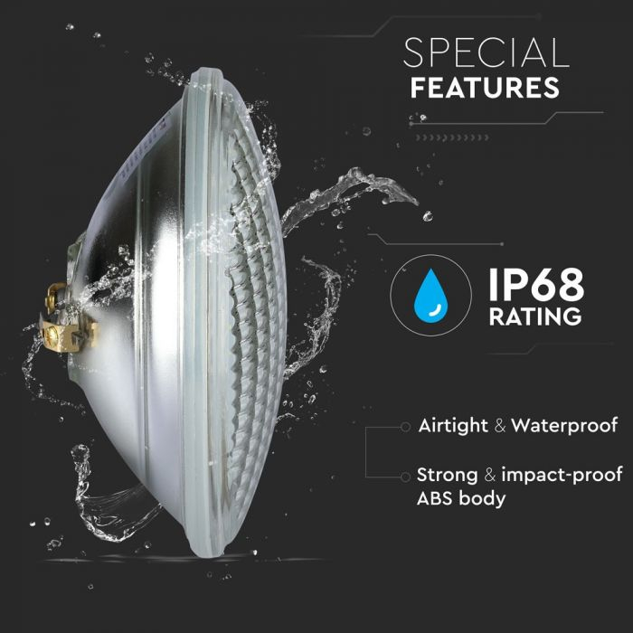 Lampa de piscina V-TAC, 8W, PAR56, 6400K, 12V [4]