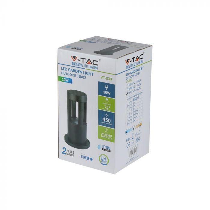 Lampa LED de gradina V-TAC, 10W, Lumina Calda, 25cm [7]