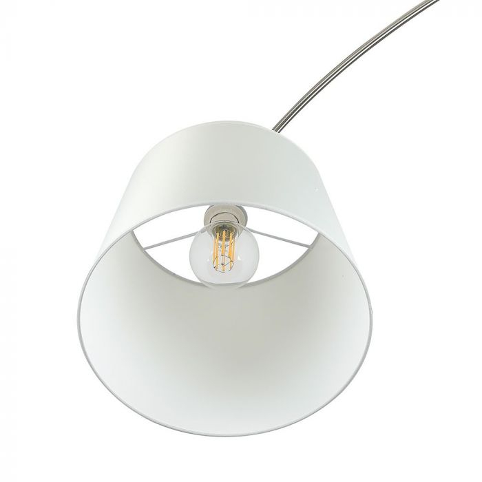 Lampă LED de Podea V-TAC, Soclu E27, Abajur Ivoire [2]