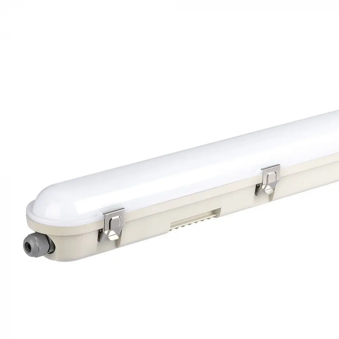 Lampa LED Industriala V-TAC, 36W, IP65, 120cm, 120lm/W, Cip Samsung, SS Clips, Dispersor Mat [1]