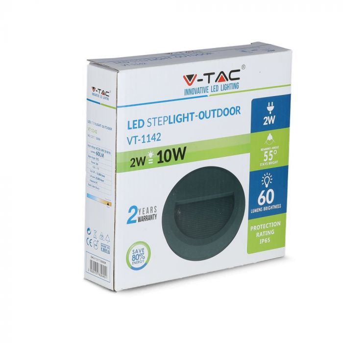Lampa Led pentru scara V-TAC,  corp negru rotund [6]