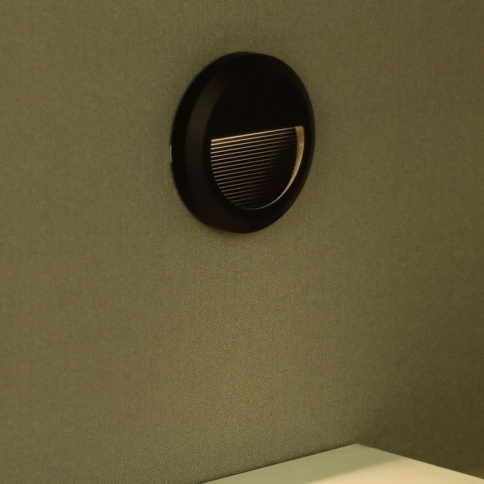 Lampa Led pentru scara V-TAC,  corp negru rotund [9]