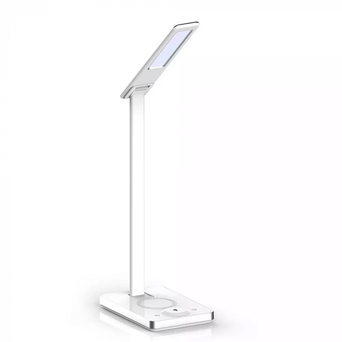 Lampa LED V-TAC de birou, 5W, 3in1, 800lm, Incarcare Wireless [1]