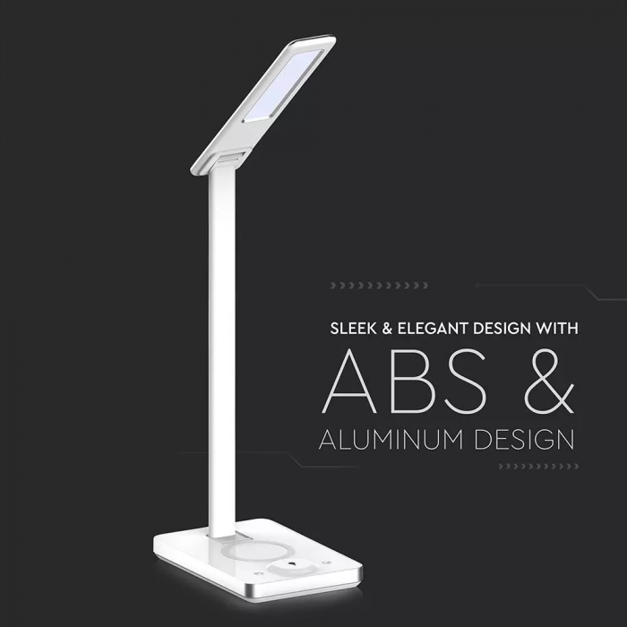 Lampa LED V-TAC de birou, 5W, 3in1, 800lm, Incarcare Wireless [6]