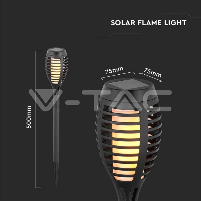 Lampă Solară Flacără 4 buc [4]
