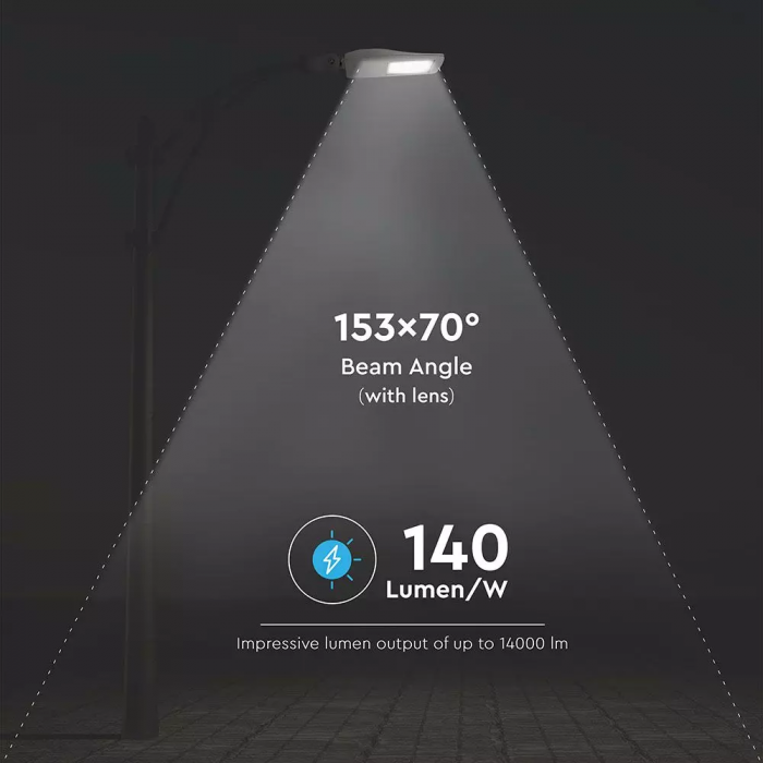Lampa Stradala LED V-TAC, Cip SAMSUNG, 140lm/W, Driver Inventronics, 5700K [5]