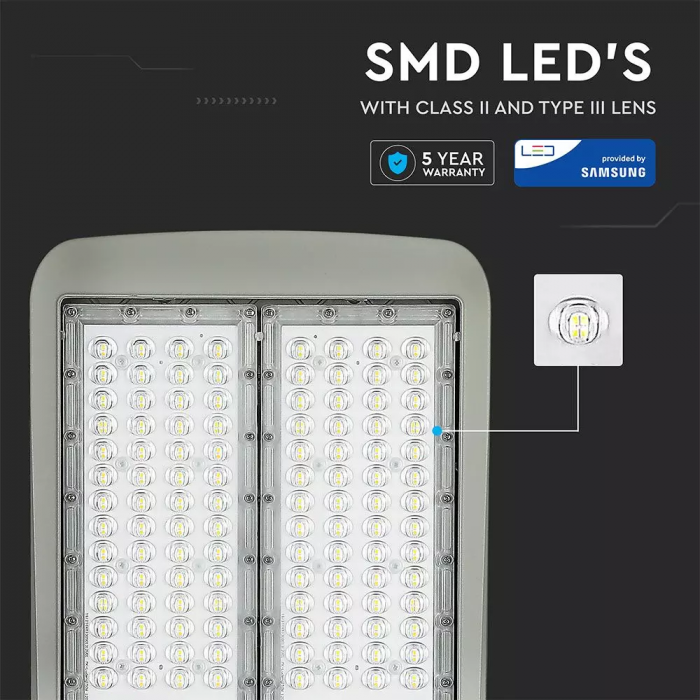 Lampa Stradala LED V-TAC, Clasa II, Cip SAMSUNG, 140lm/W, Driver Inventronics, Dimabila [4]