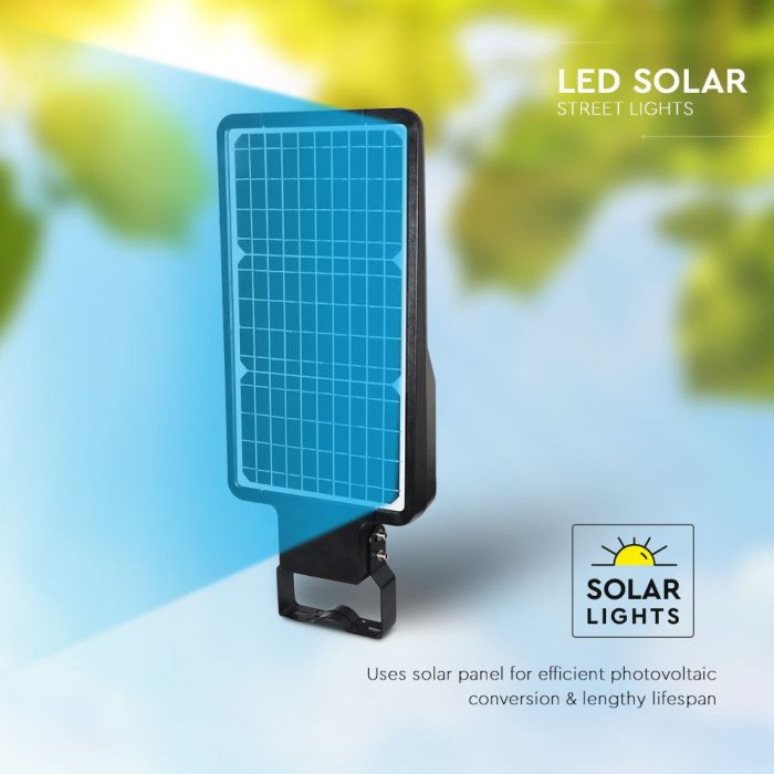 Lampa stradala solara V-TAC, 40W, 6000K, Senzor PIR [4]