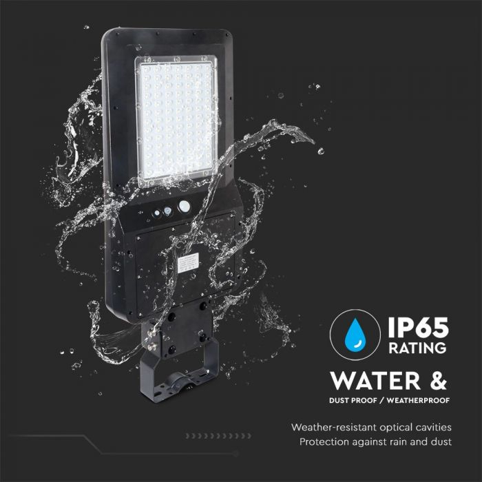 Lampa stradala solara V-TAC, 40W, 6000K, Senzor PIR [8]