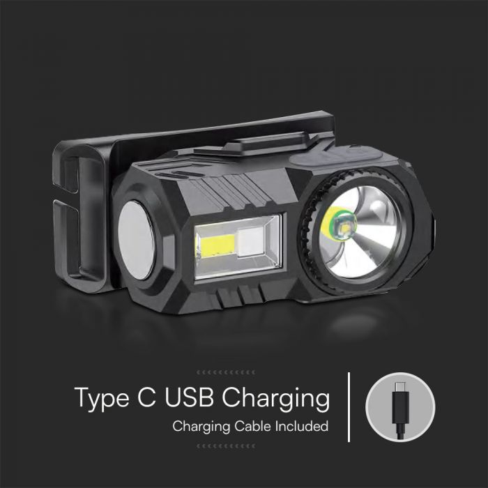 Lanterna LED 3W Pentru Cap Reîncărcabilă RGB IP43 [4]