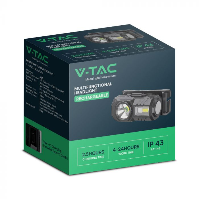 Lanterna LED 3W Pentru Cap Reîncărcabilă RGB IP43 [7]