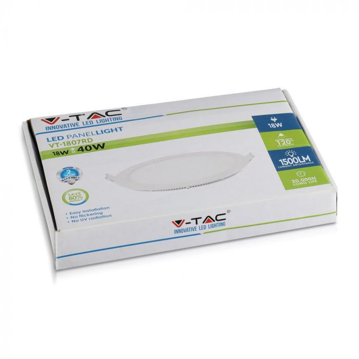 Panou LED 18W, V-TAC, Montaj Incastrat [2]