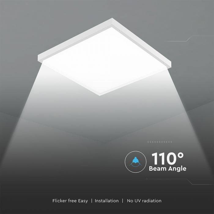 Panou LED 36W 595x595mm 2 in 1 6500K [4]