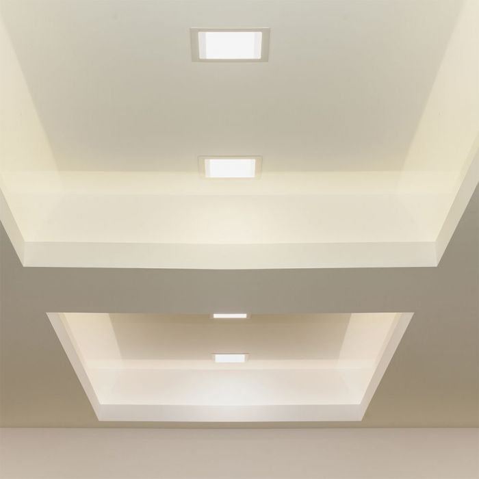 Panou LED Premium 24W Downlight Pătrat 3000K [3]