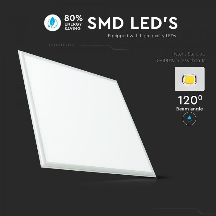 Panou LED V-TAC 36W, 60x60cm, 3000K [5]