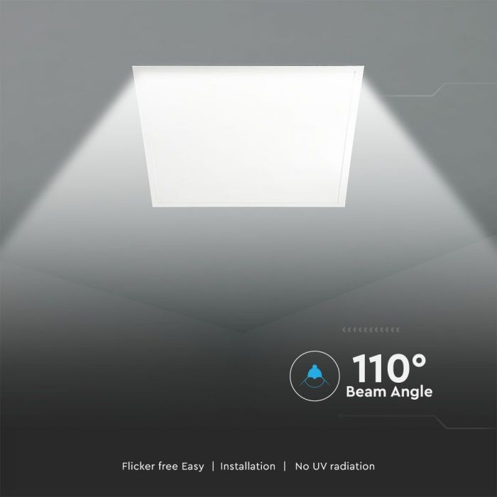 Panou LED V-TAC 60x60, 36W, 120lm/W, IP20, 6400K, Driver Integrat, Montaj Incastrat [6]