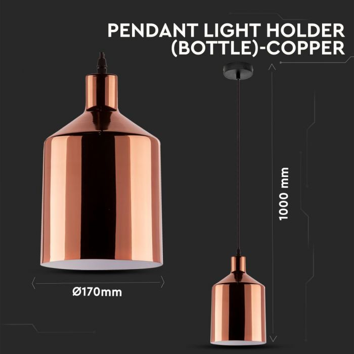 Pendul din cupru V-TAC, Roz-Gold [4]