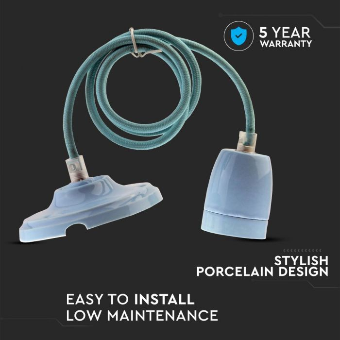 Pendul din Porțelan Albastru [4]