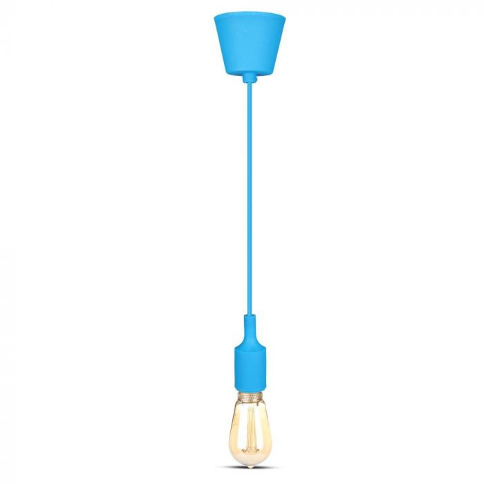 Pendul din silicon V-TAC, E27, Albastru [2]