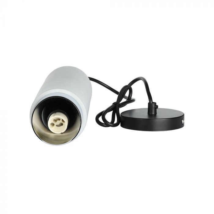Pendul LED V-TAC, Gips, Soclu GU10,Gri [2]