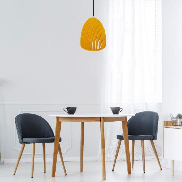 Pendul LED V-TAC, Soclu E27, Galben [3]