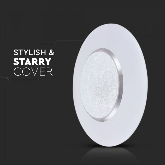 Plafoniera LED 3 in 1 cu telecomanda ,V-TAC ,Dimabila Rotunda [4]
